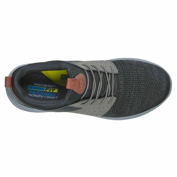 skechers classic fit air cooled memory foam mens shoes